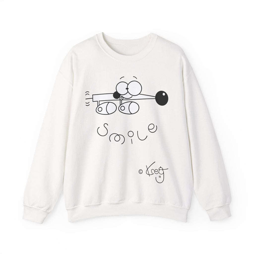 WEINER DOG SMILEUnisex Heavy Blend™ Crewneck Sweatshirt