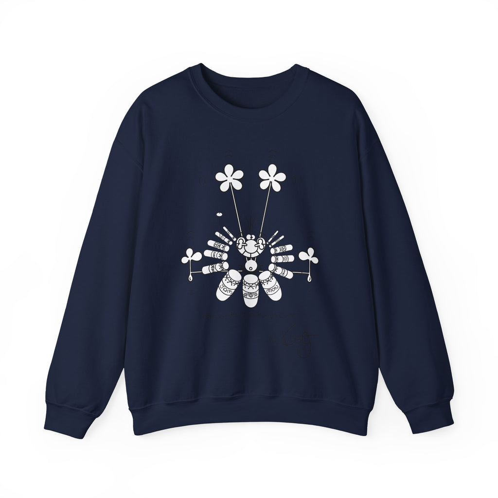 BELLY BUTTON BONGO DUDE,Unisex Heavy Blend™ Crewneck Sweatshirt