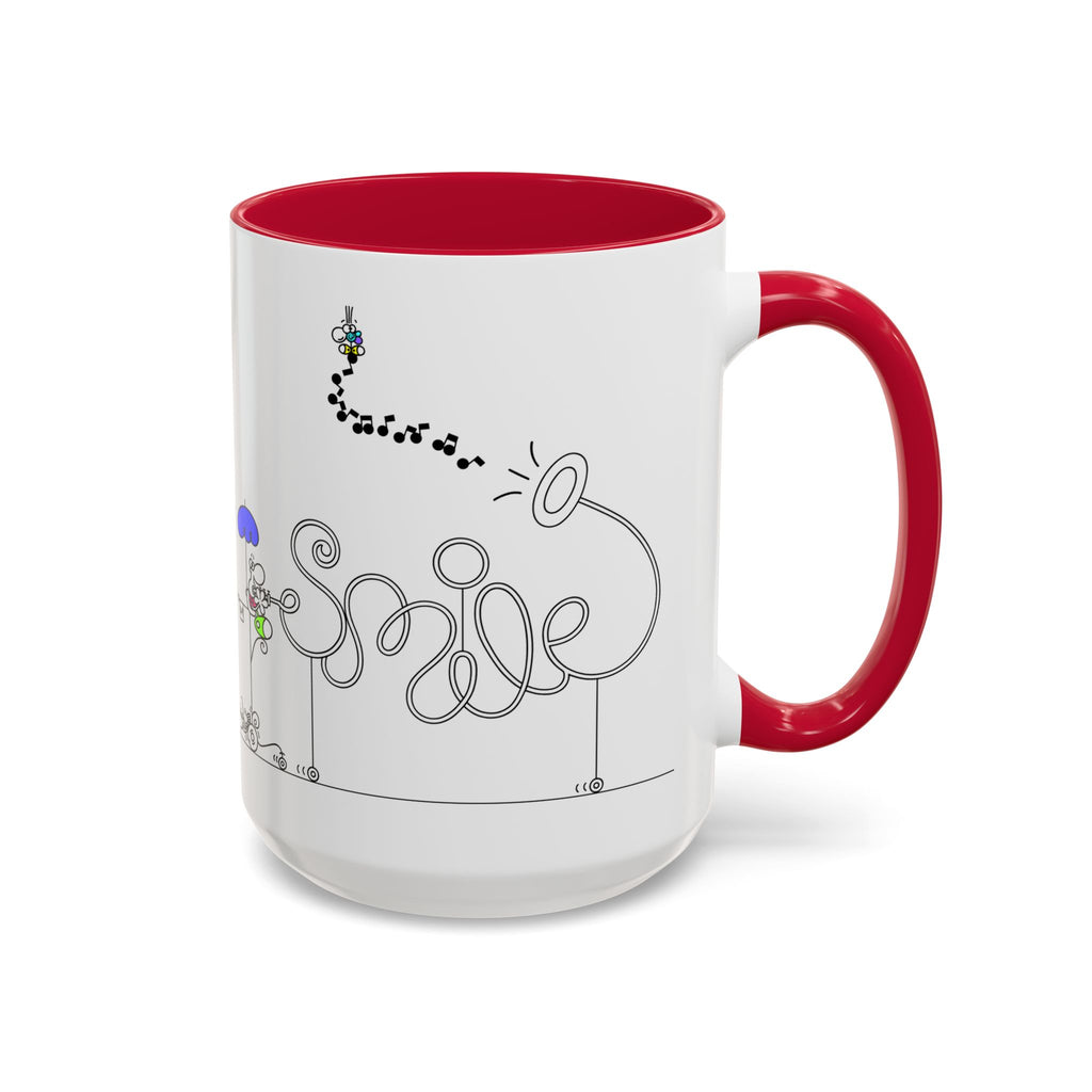 SMILE DUDE INSTRUMENT ON WHEELS,Colorful Mugs (11oz, 15oz)