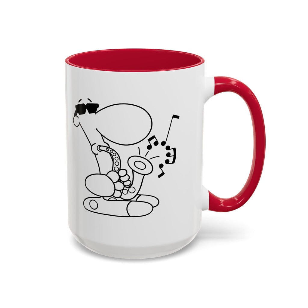 SAX DUDE Colorful Mugs, 11oz 15oz