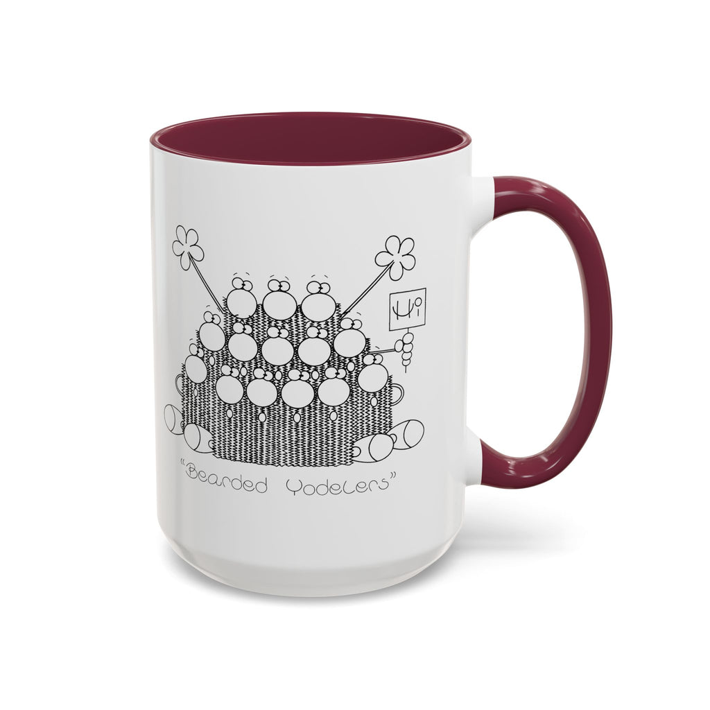 BEARDED YODELERS Colorful Mugs, 11oz 15oz