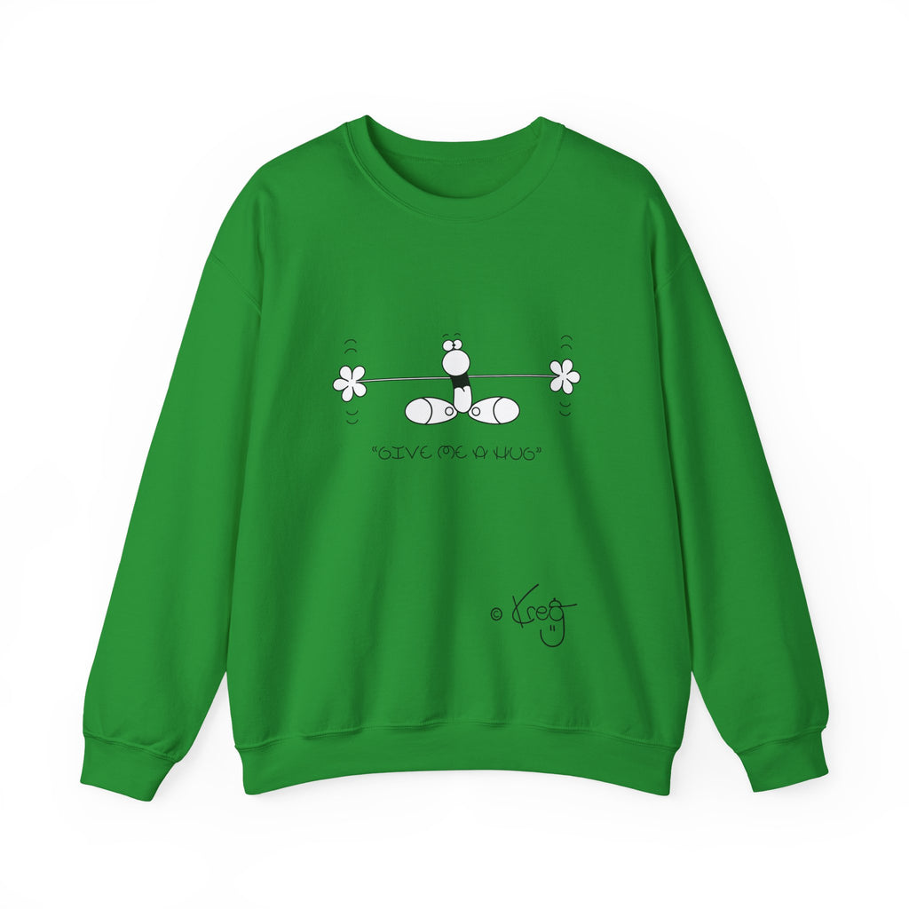 GIVE ME A HUG,Unisex Heavy Blend™ Crewneck Sweatshirt