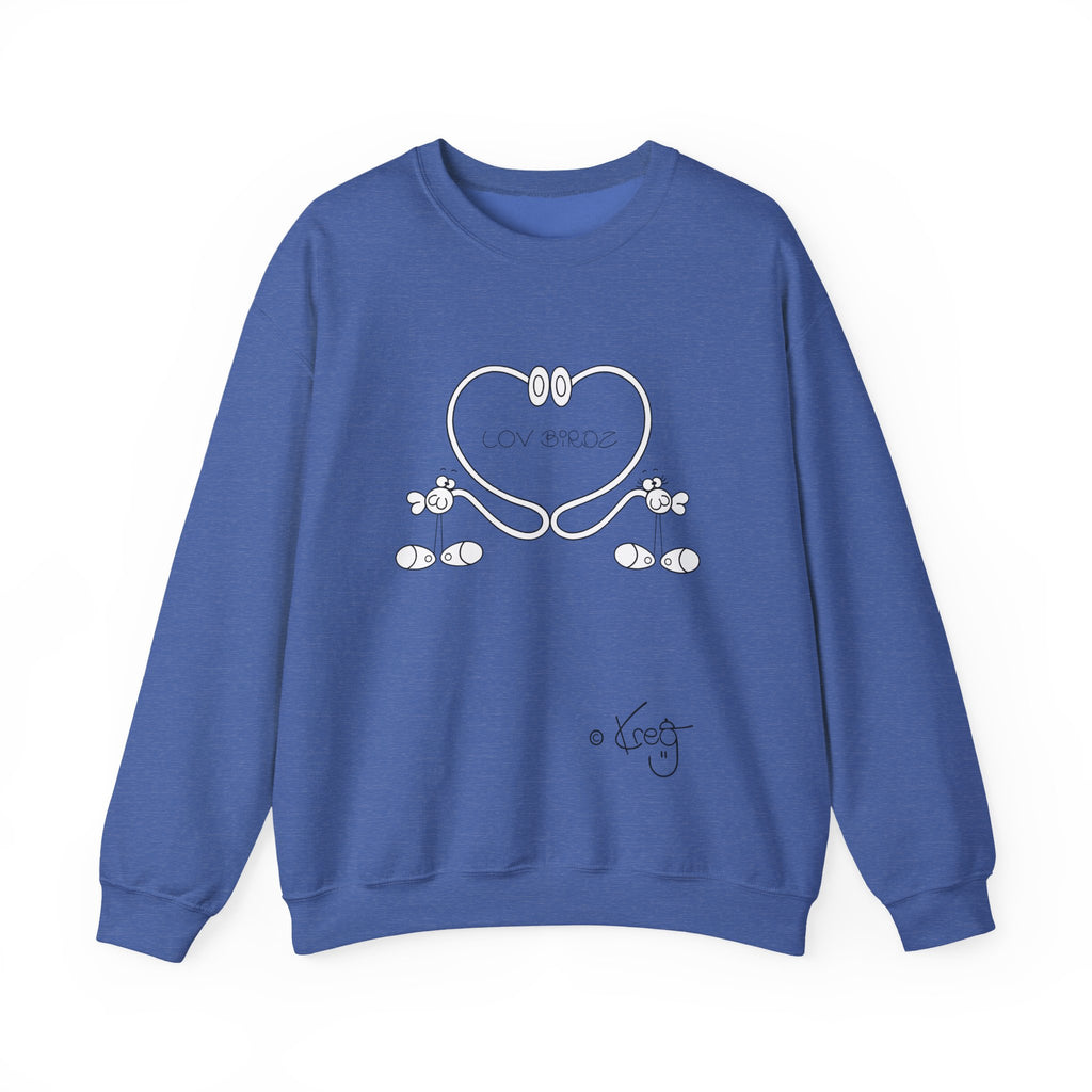 LOV BIRDZ,Unisex Heavy Blend™ Crewneck Sweatshirt