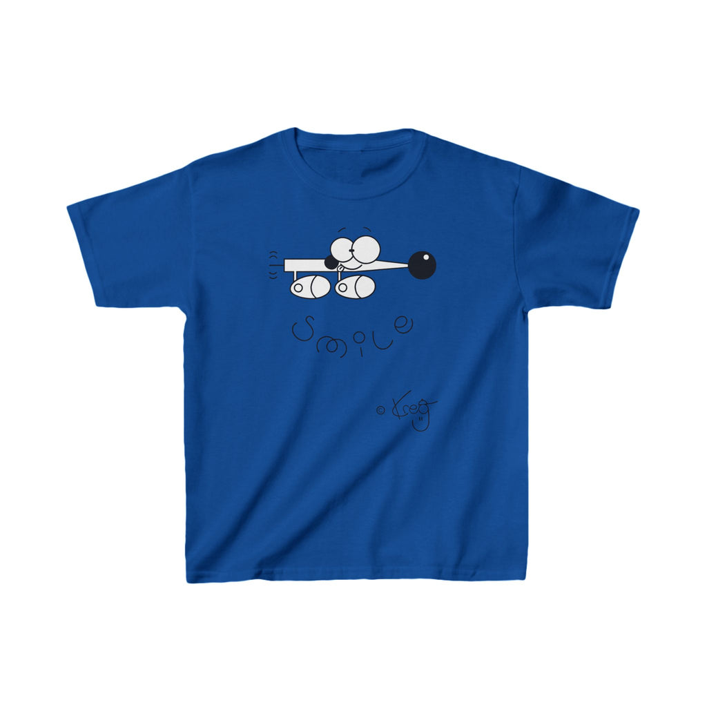 SMILE WIENER DOG,Kids Heavy Cotton™ Tee