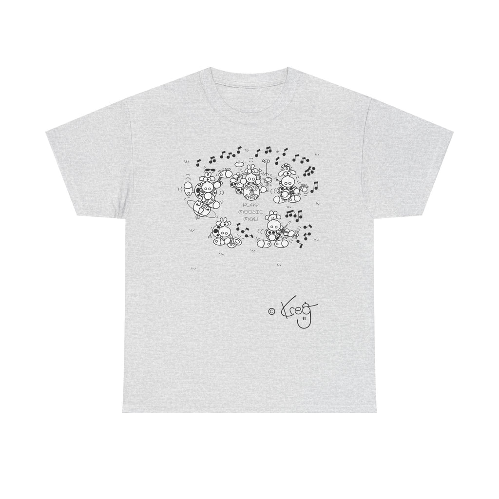MOO'S BAND,Unisex Heavy Cotton Tee