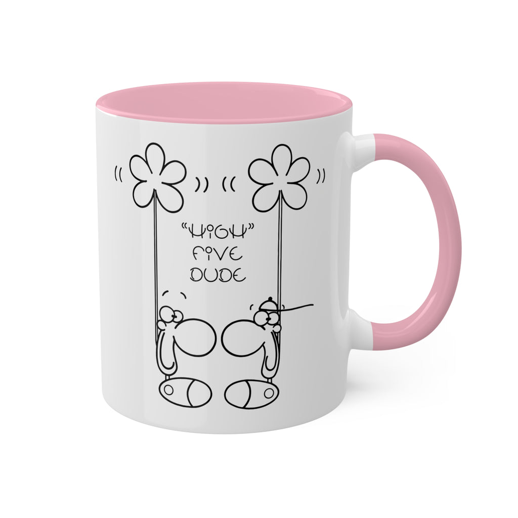 HIGH FIVE Colorful Mugs, 11oz