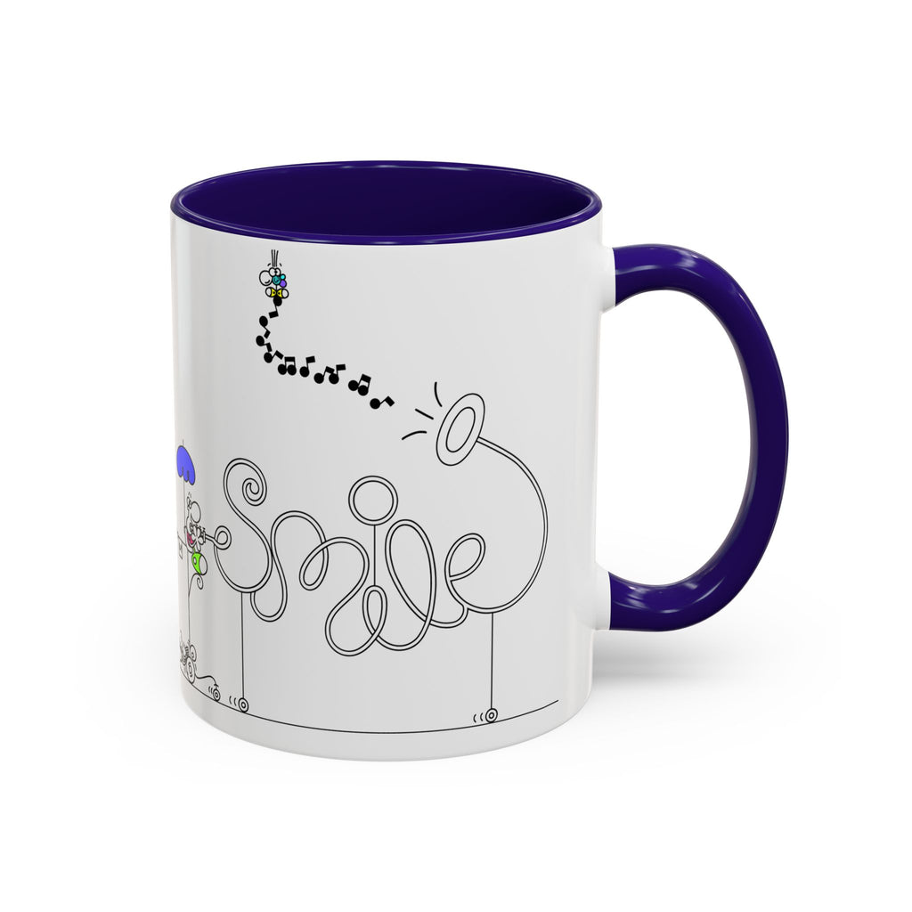 SMILE DUDE INSTRUMENT ON WHEELS,Colorful Mugs (11oz, 15oz)