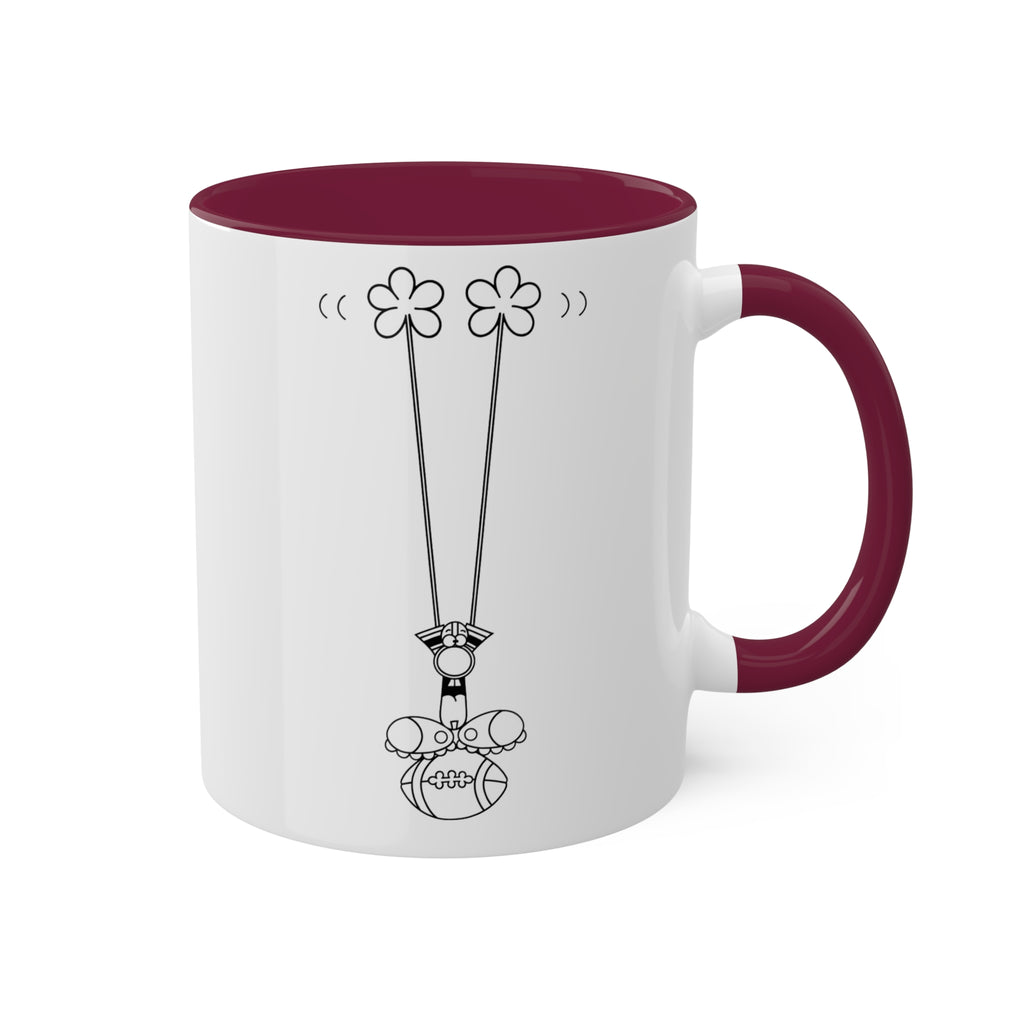 TOUCHDOWN Colorful Mugs, 11oz