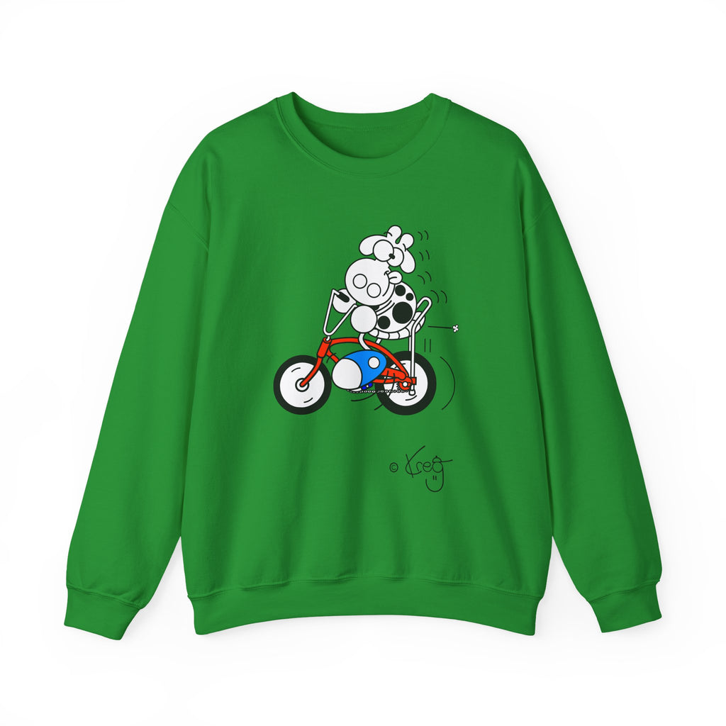 BANANA SEAT COW, Unisex Heavy Blend™ Crewneck Sweatshirt