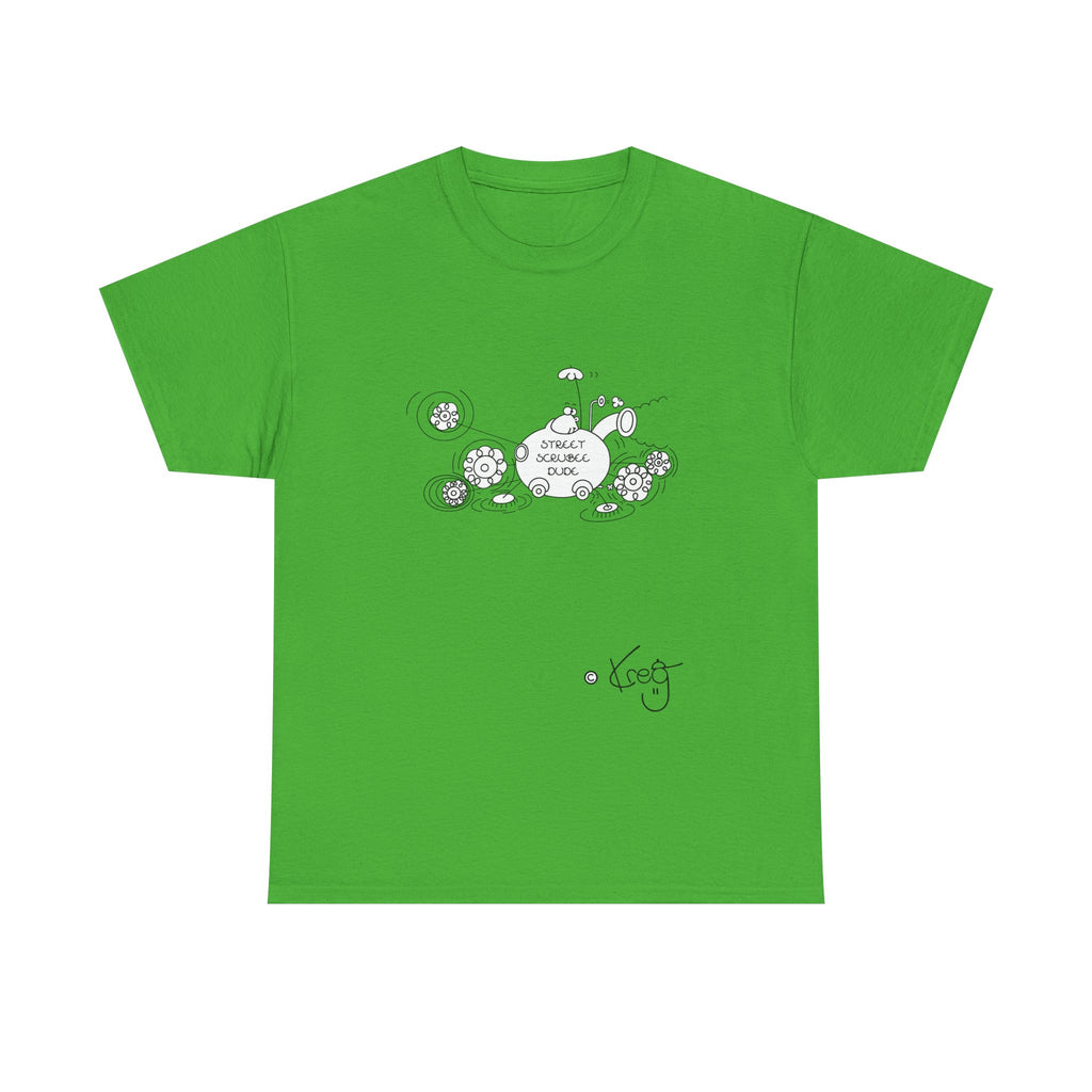 STREET SCRUBEE DUDE,Unisex Heavy Cotton Tee
