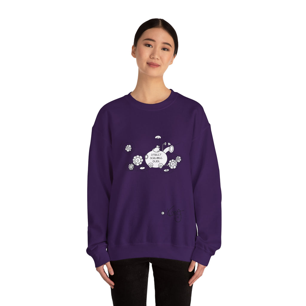 STREET SCRUBEE DUDE,Unisex Heavy Blend™ Crewneck Sweatshirt