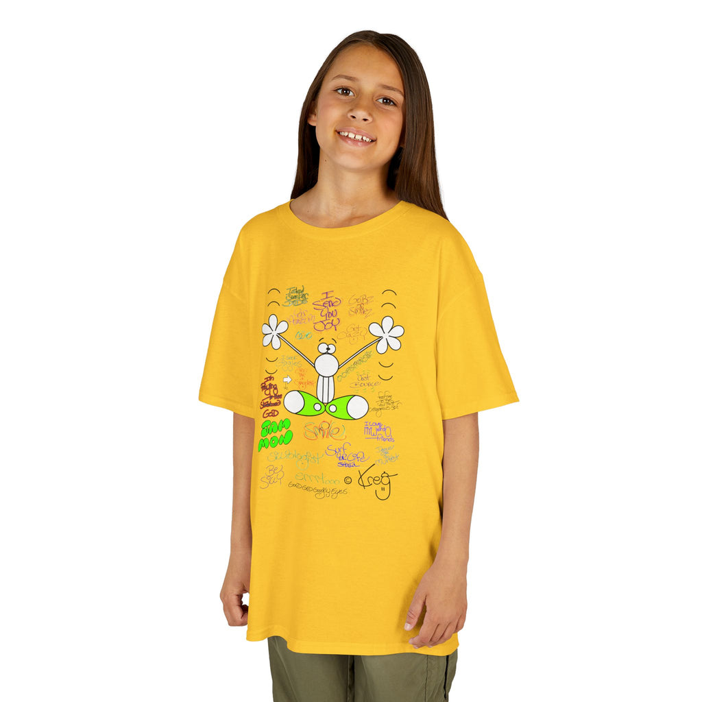 JOY GRAFFITI,Kids Heavy Cotton™ Tee