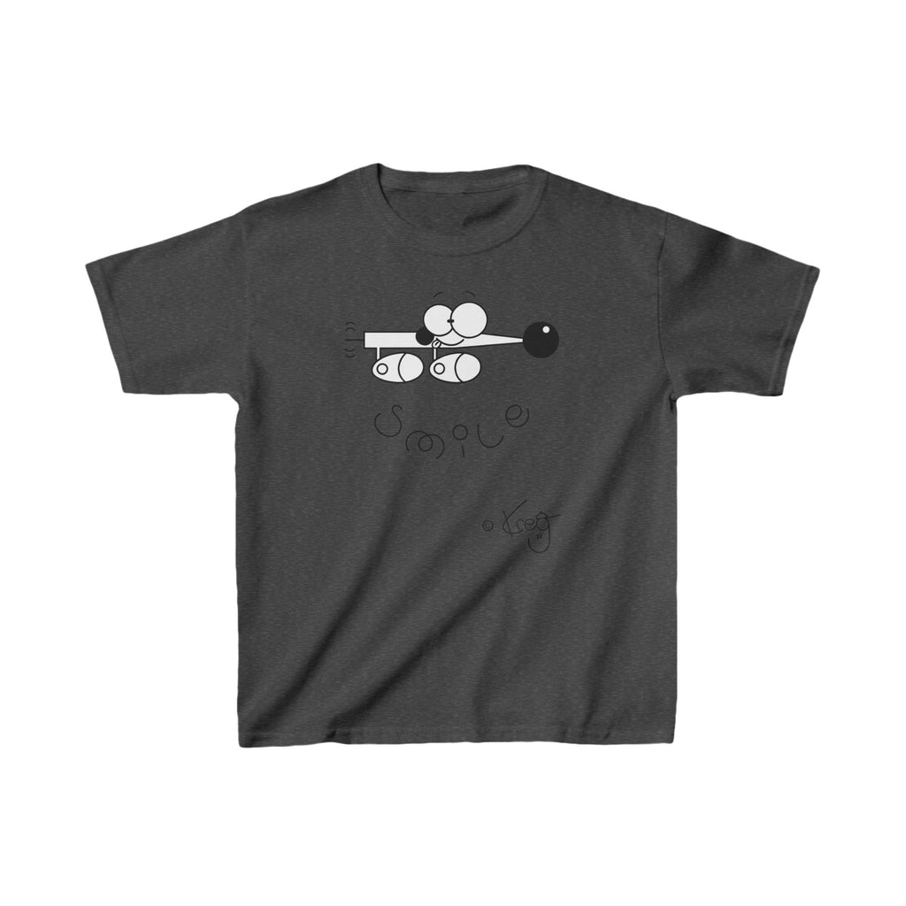 SMILE WIENER DOG,Kids Heavy Cotton™ Tee