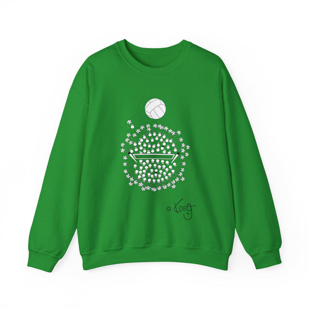 VOLLEYBALL FUN,Unisex Heavy Blend™ Crewneck Sweatshirt