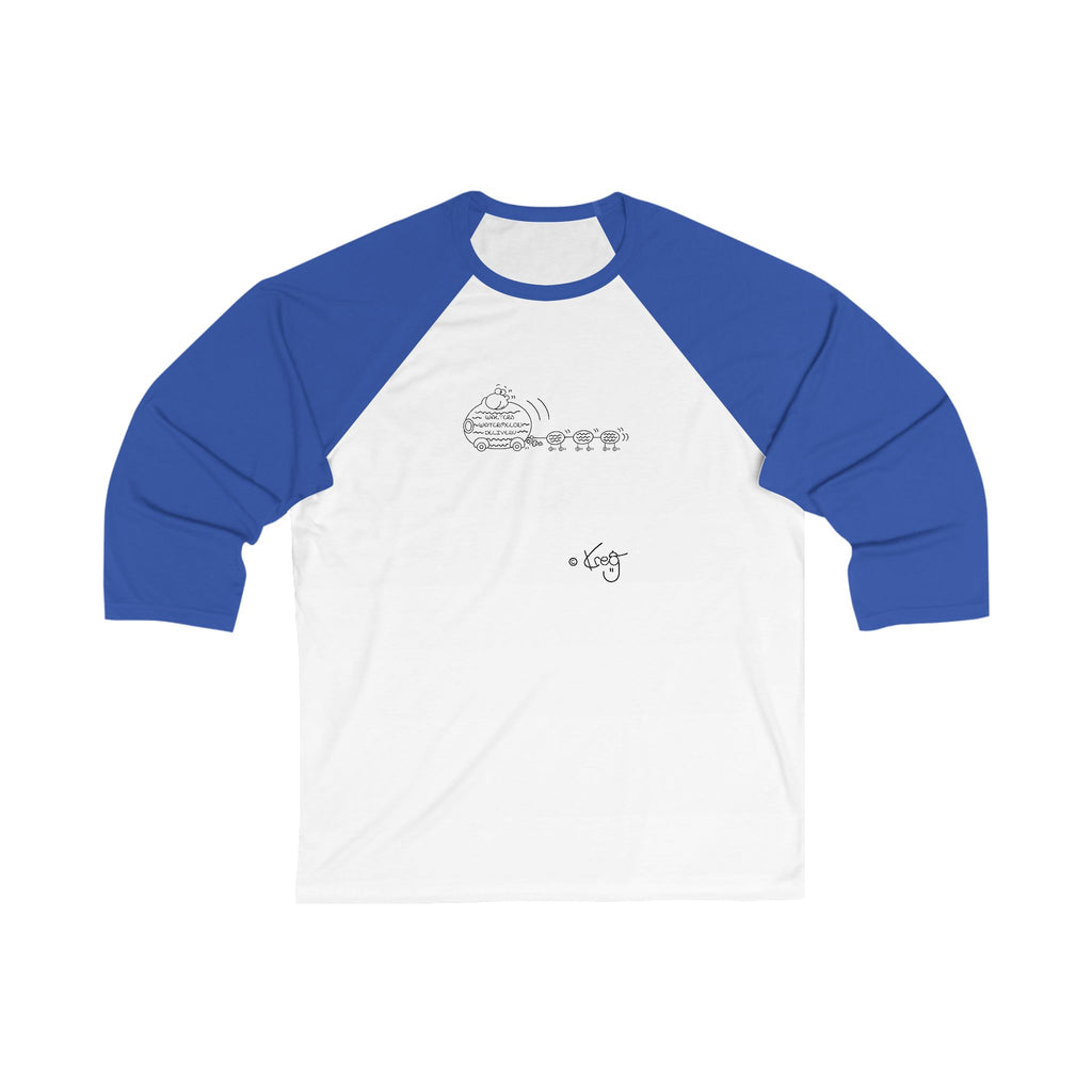 WALTER'S WATERMELON DELIVERY,Unisex 3\4 Sleeve Baseball Tee