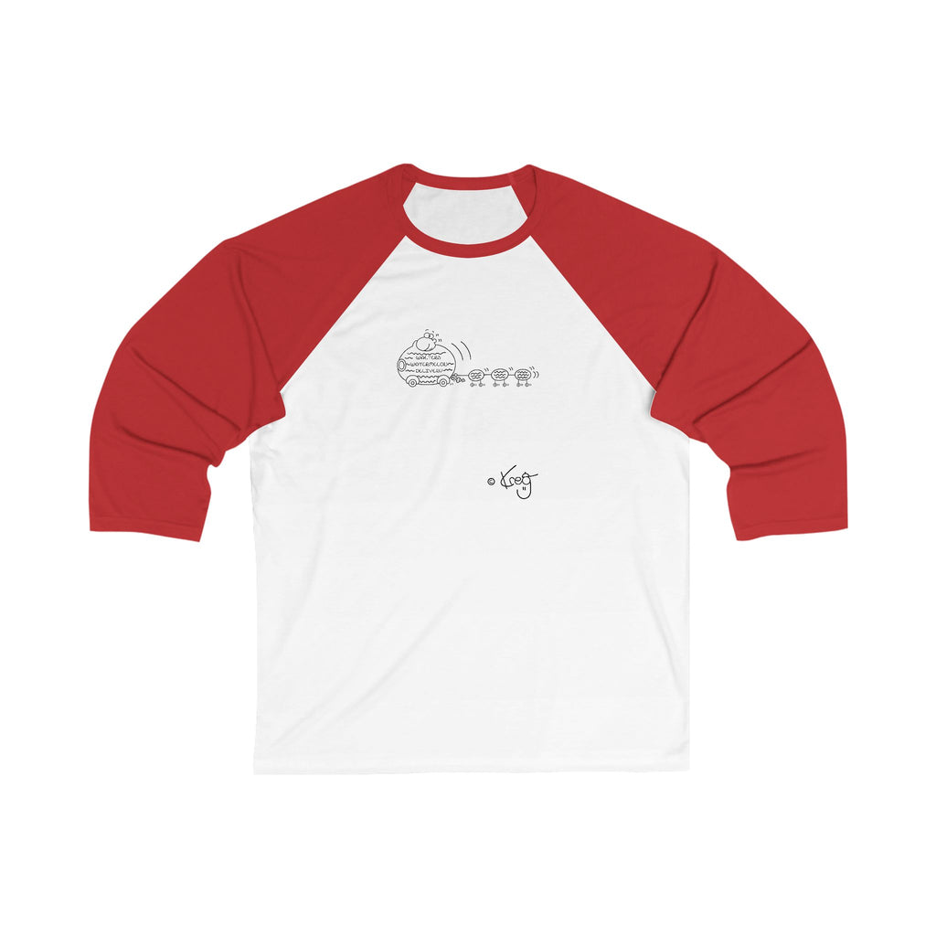 WALTER'S WATERMELON DELIVERY,Unisex 3\4 Sleeve Baseball Tee