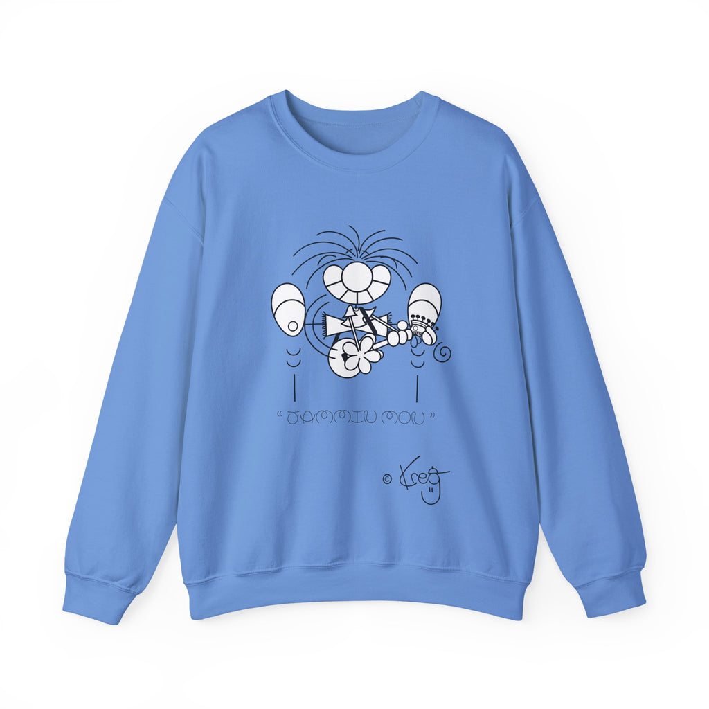 GUITAR MON JAMMIN,Unisex Heavy Blend™ Crewneck Sweatshirt