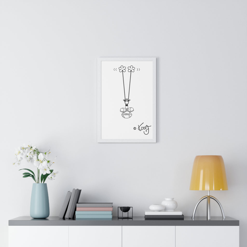 TOUCHDOWN,Premium Framed Vertical Poster