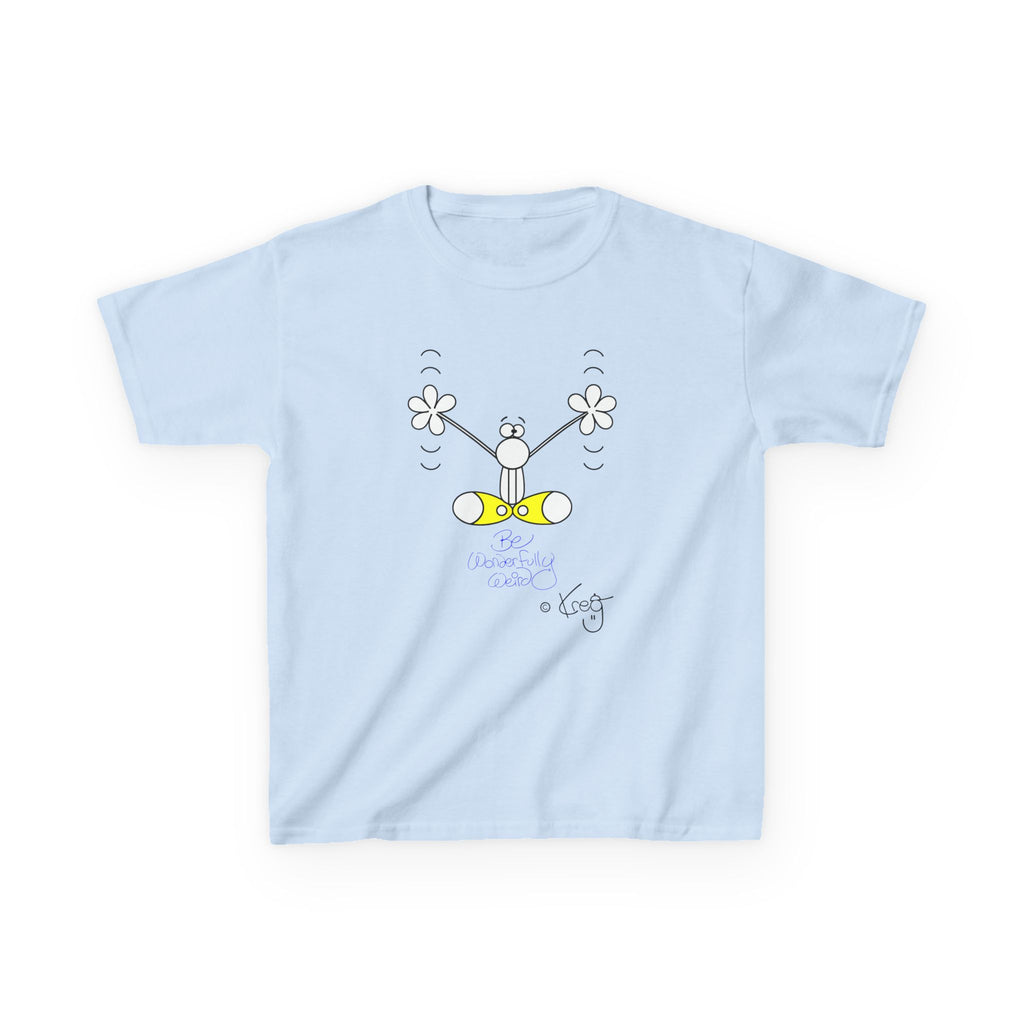 BE WONDERFULLY WEIRD,Kids Heavy Cotton™ Tee