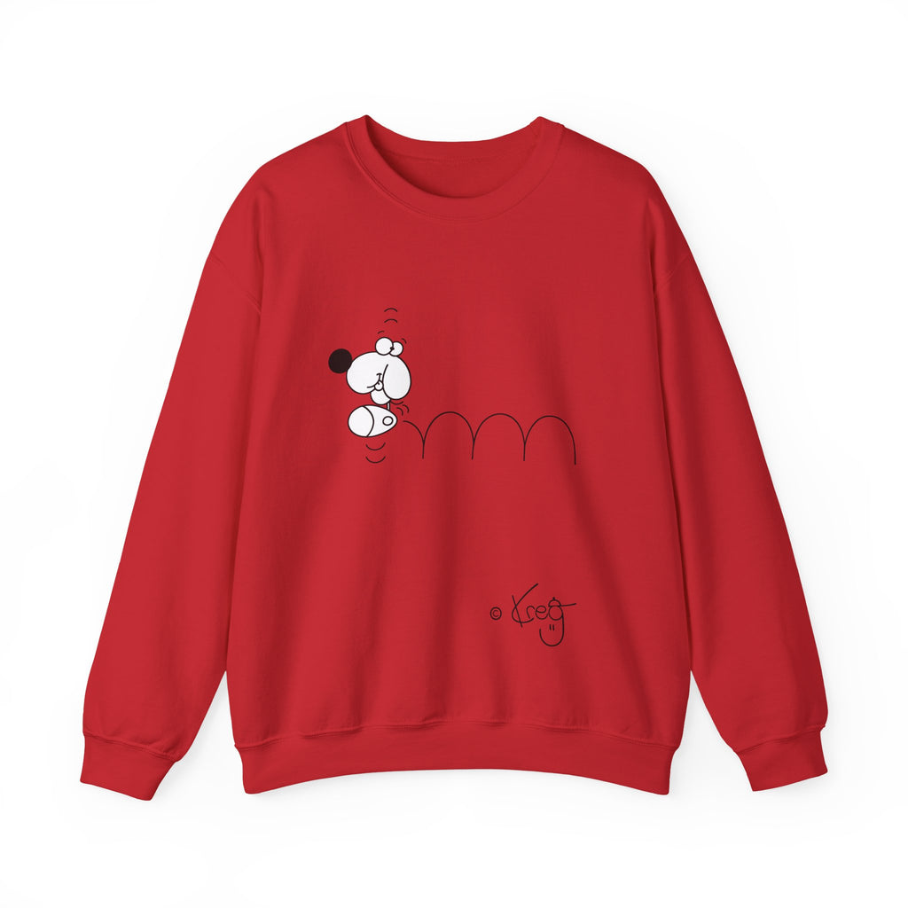 BOUNCING DOGGY,Unisex Heavy Blend™ Crewneck Sweatshirt