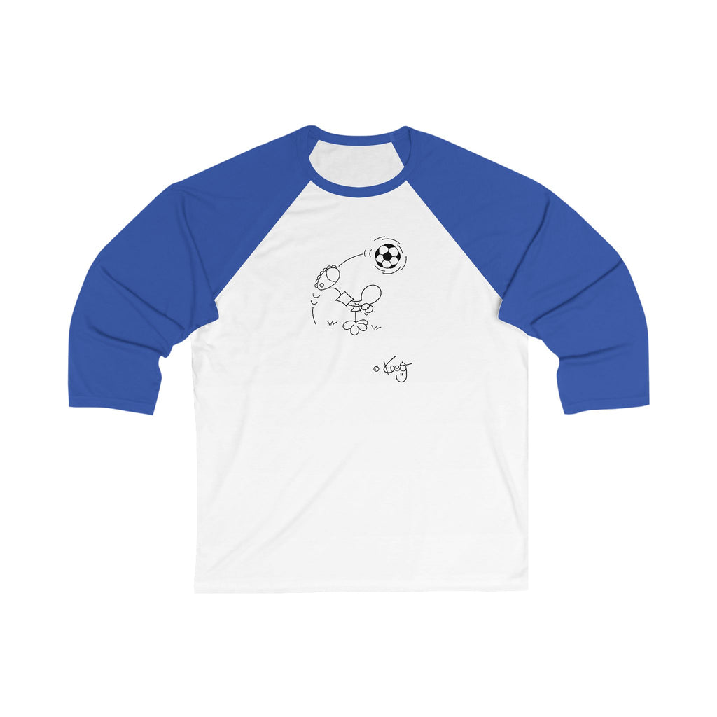 SOCCER DUDE,Unisex 3\4 Sleeve Baseball Tee