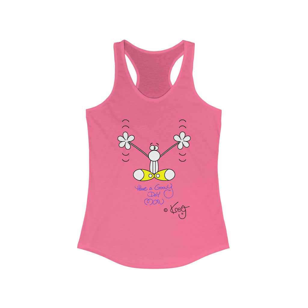 GROOVY DAY,Women's Ideal Racerback Tank