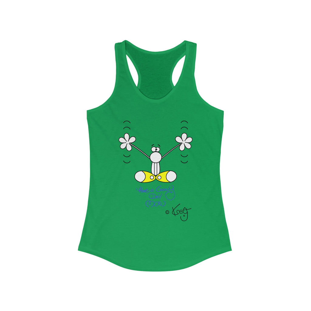GROOVY DAY,Women's Ideal Racerback Tank