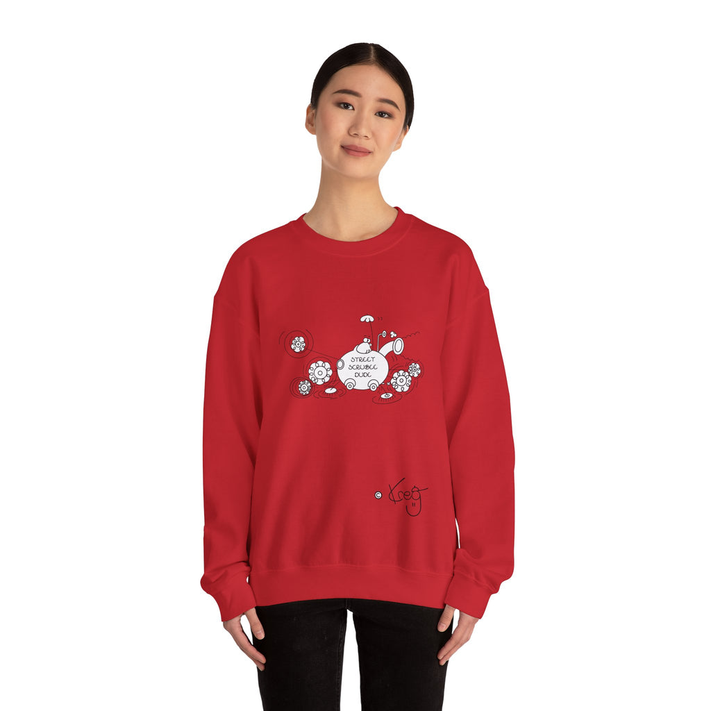 STREET SCRUBEE DUDE,Unisex Heavy Blend™ Crewneck Sweatshirt