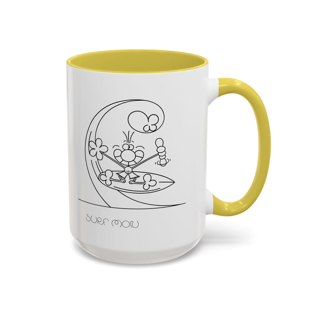 SHAKA SURFER Colorful Mugs, 11oz 15oz