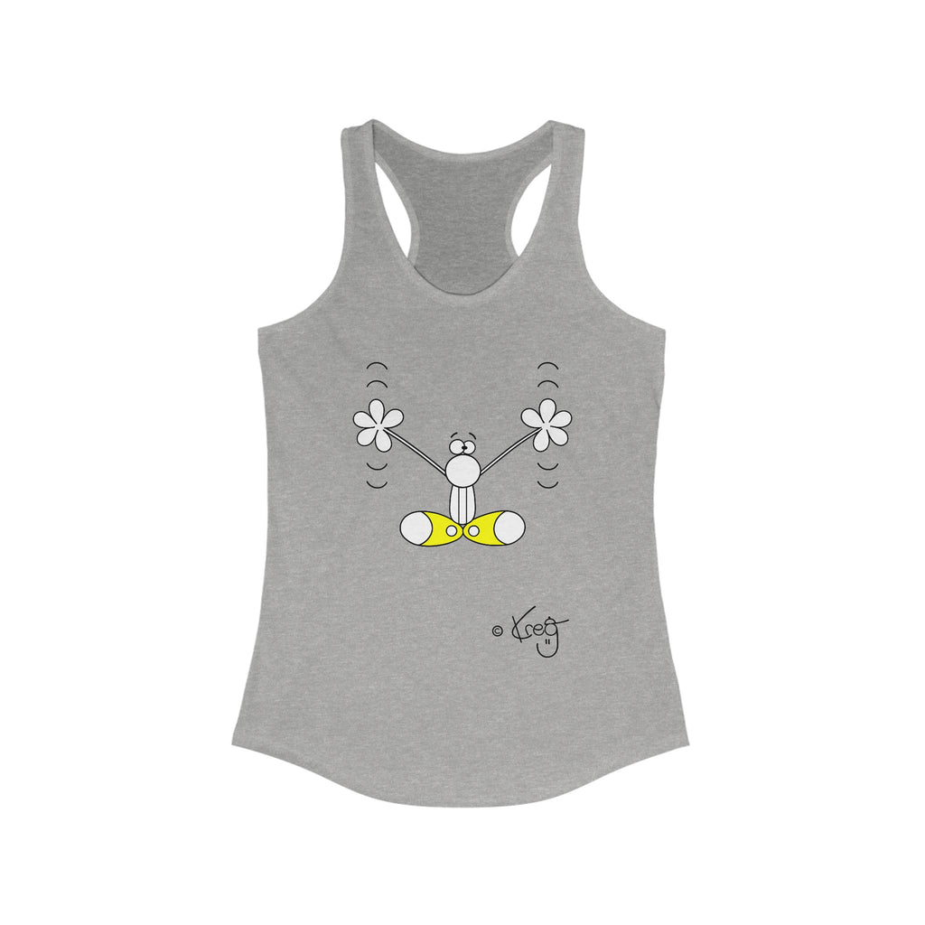 SILLY JOY ACTIVIST,Women's Ideal Racerback Tank