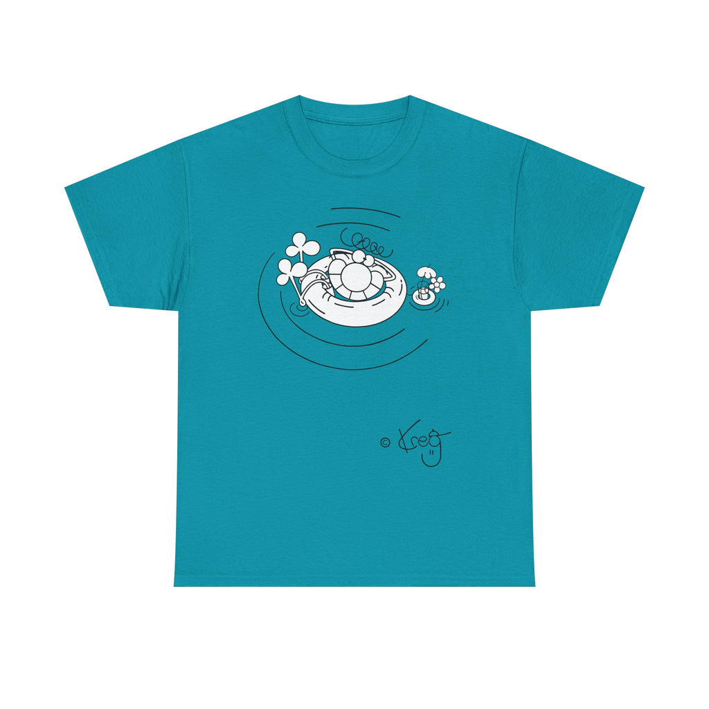 INNER TUBE DUDE,Unisex Heavy Cotton Tee