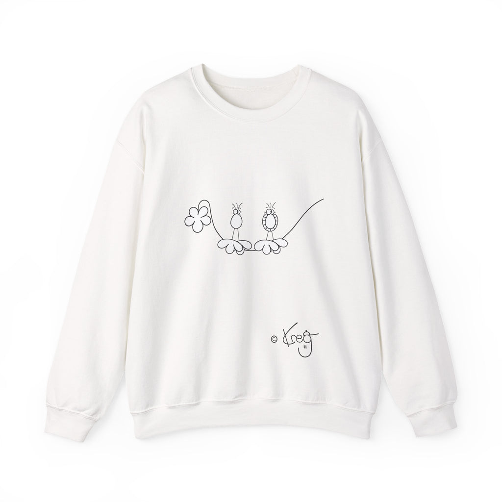 SILLY BIRDZ,Unisex Heavy Blend™ Crewneck Sweatshirt