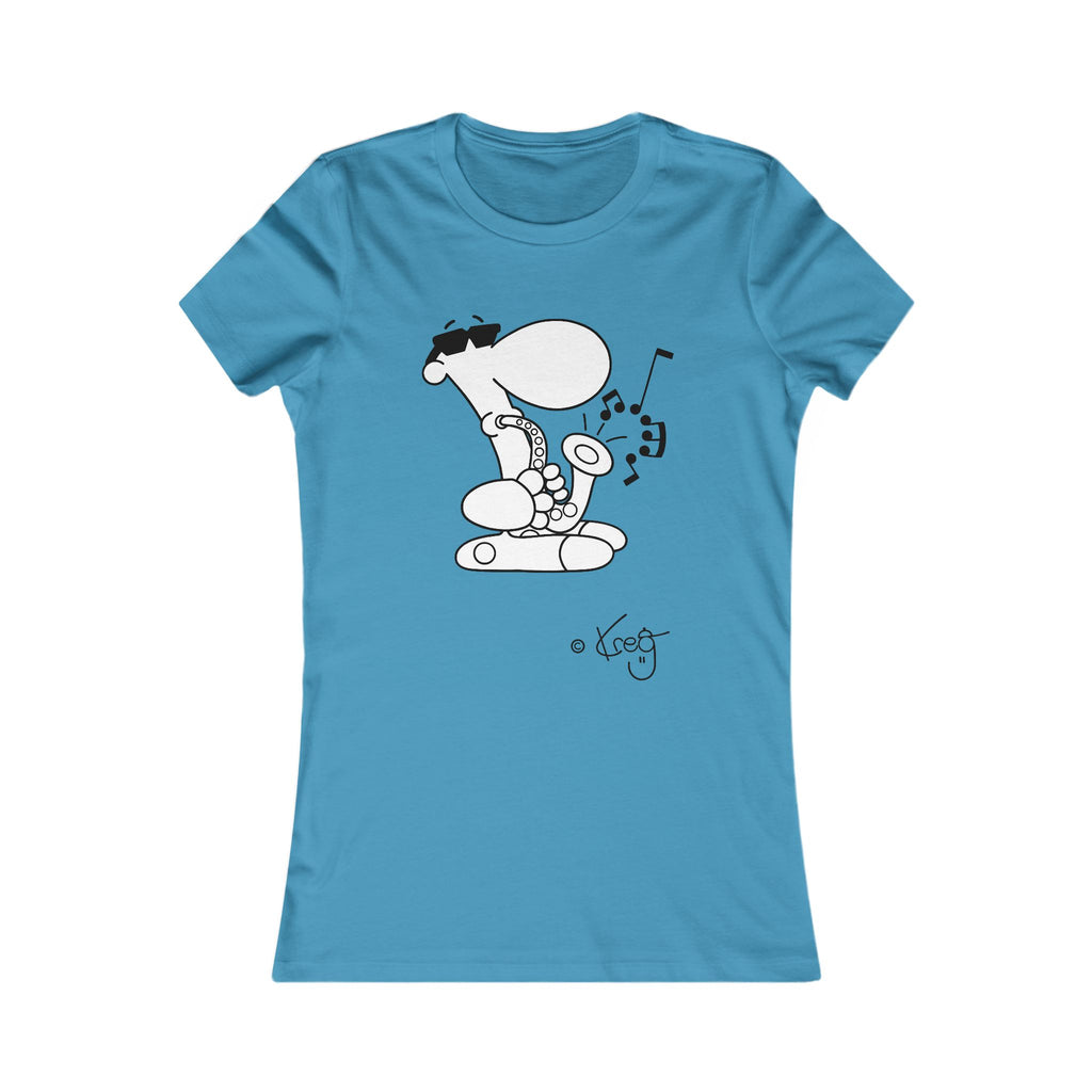 SAX DUDE,Women's Favorite Tee