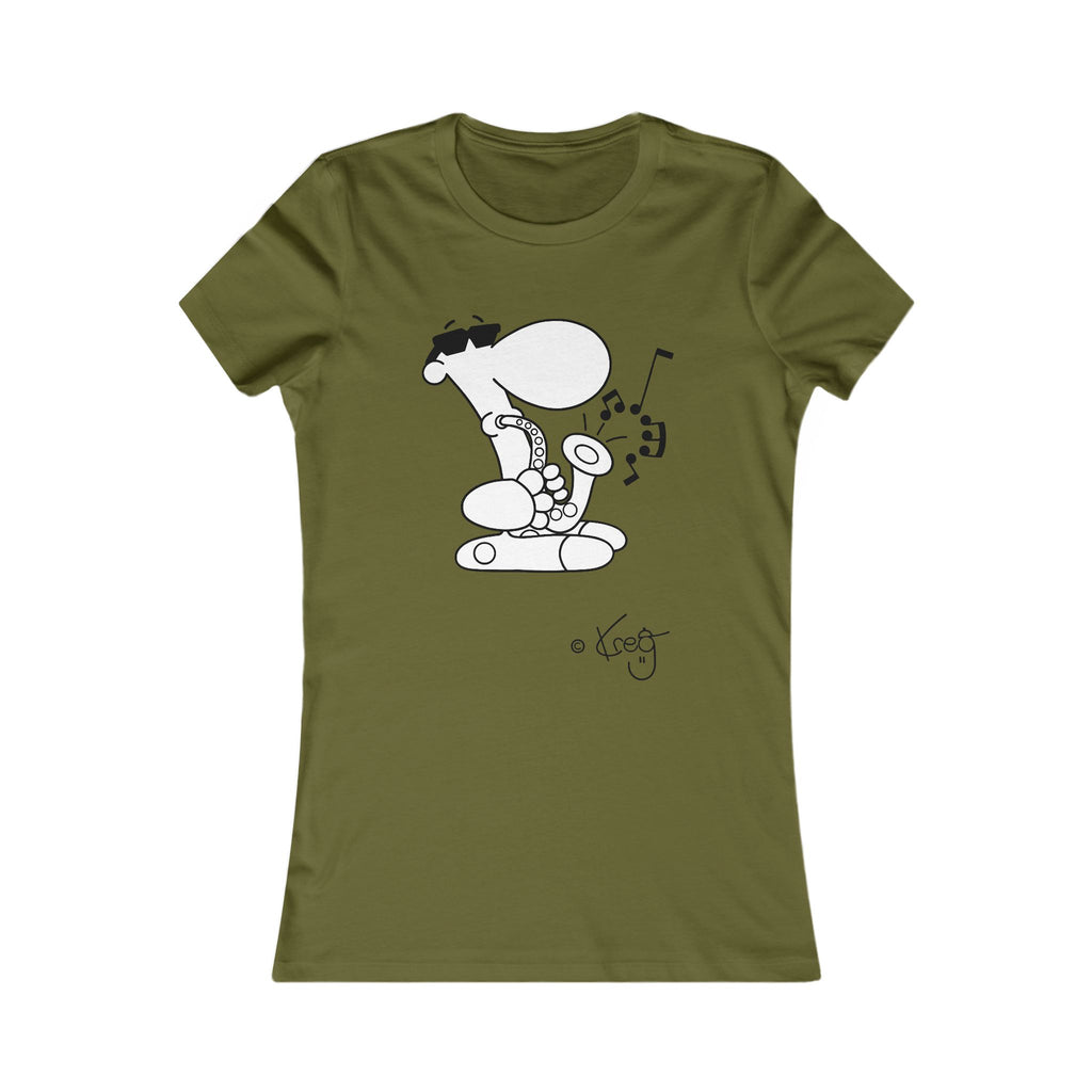 SAX DUDE,Women's Favorite Tee