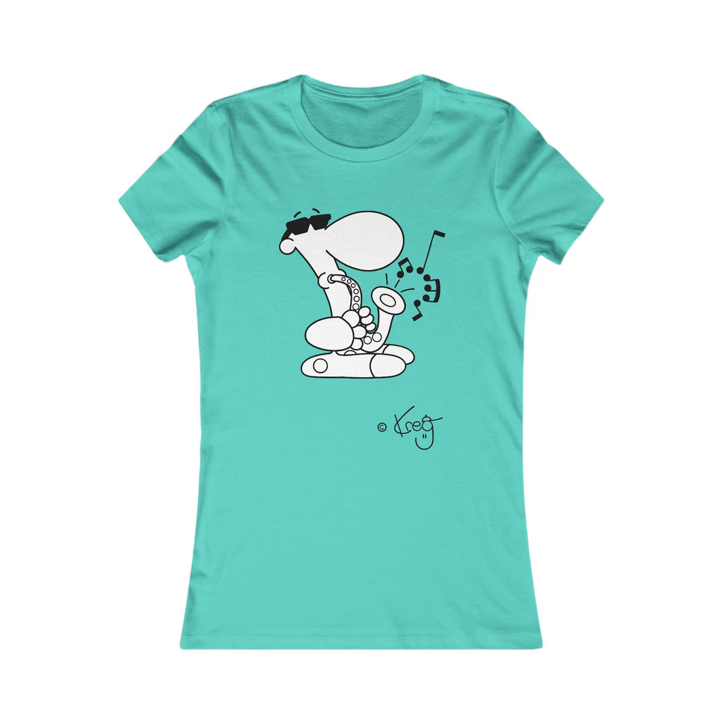 SAX DUDE,Women's Favorite Tee