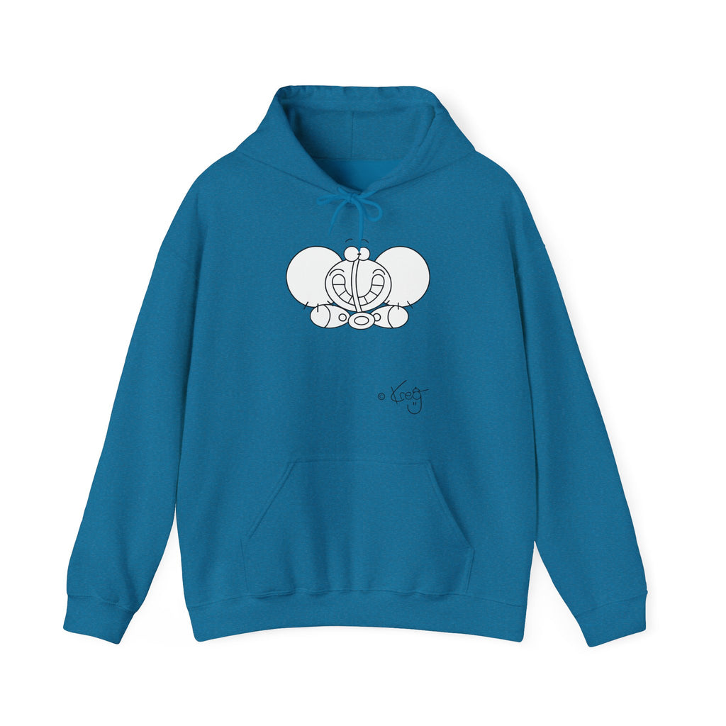 SMILE ELEPHANT,Unisex Heavy Blend™ Hooded Sweatshirt