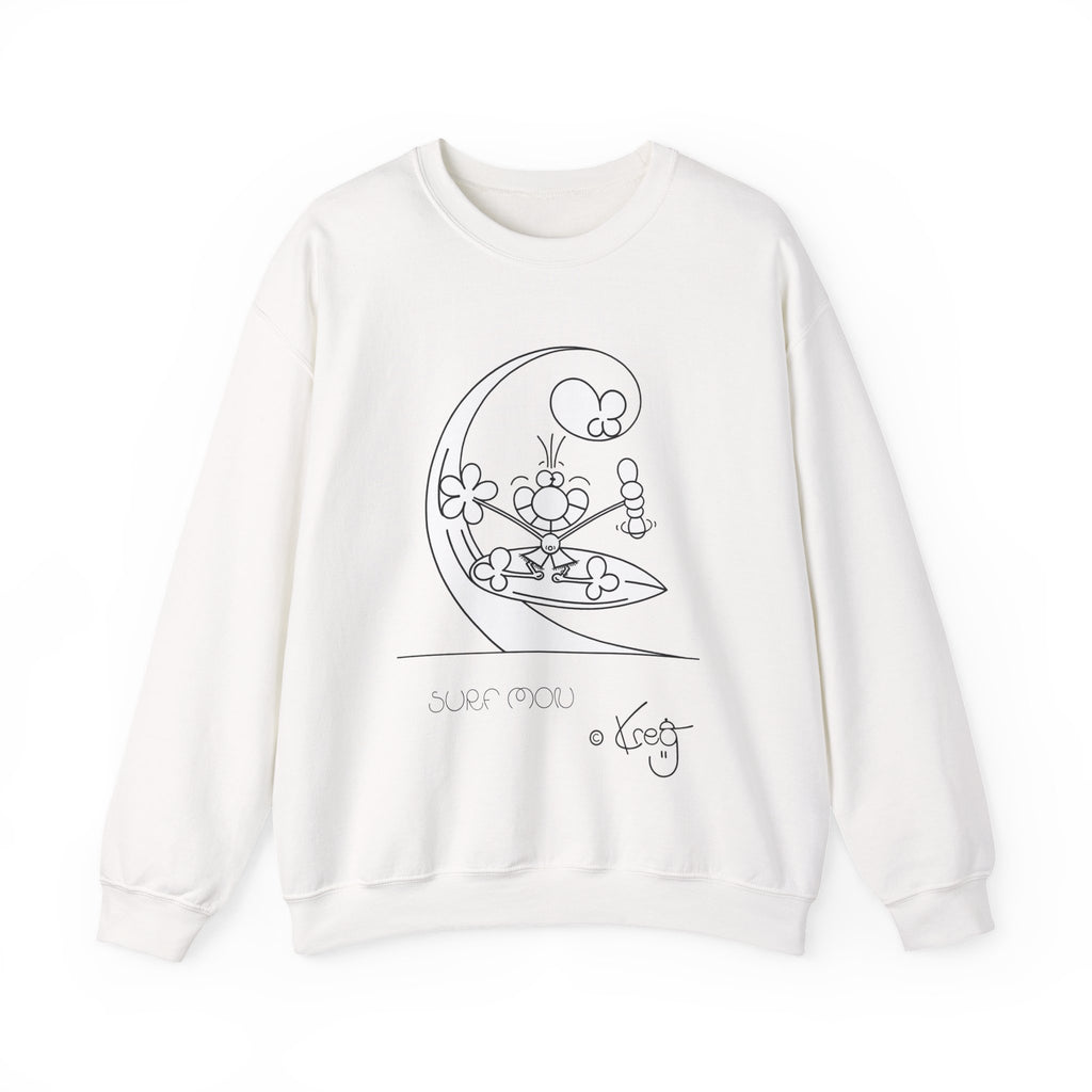 SHAKA SURFER,Unisex Heavy Blend™ Crewneck Sweatshirt
