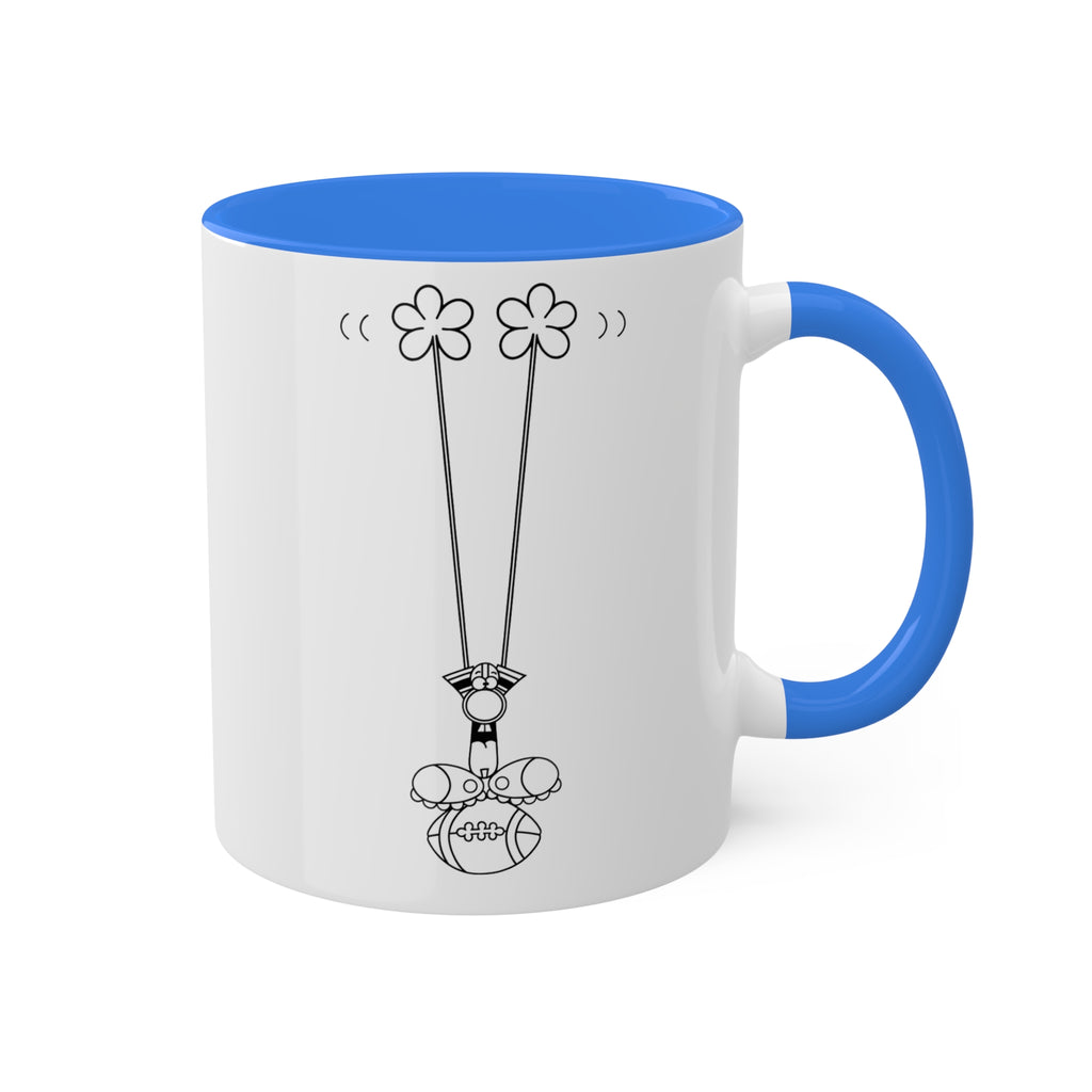 TOUCHDOWN Colorful Mugs, 11oz