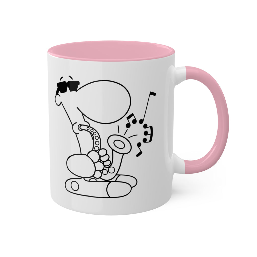 SAX DUDE Colorful Mugs, 11oz