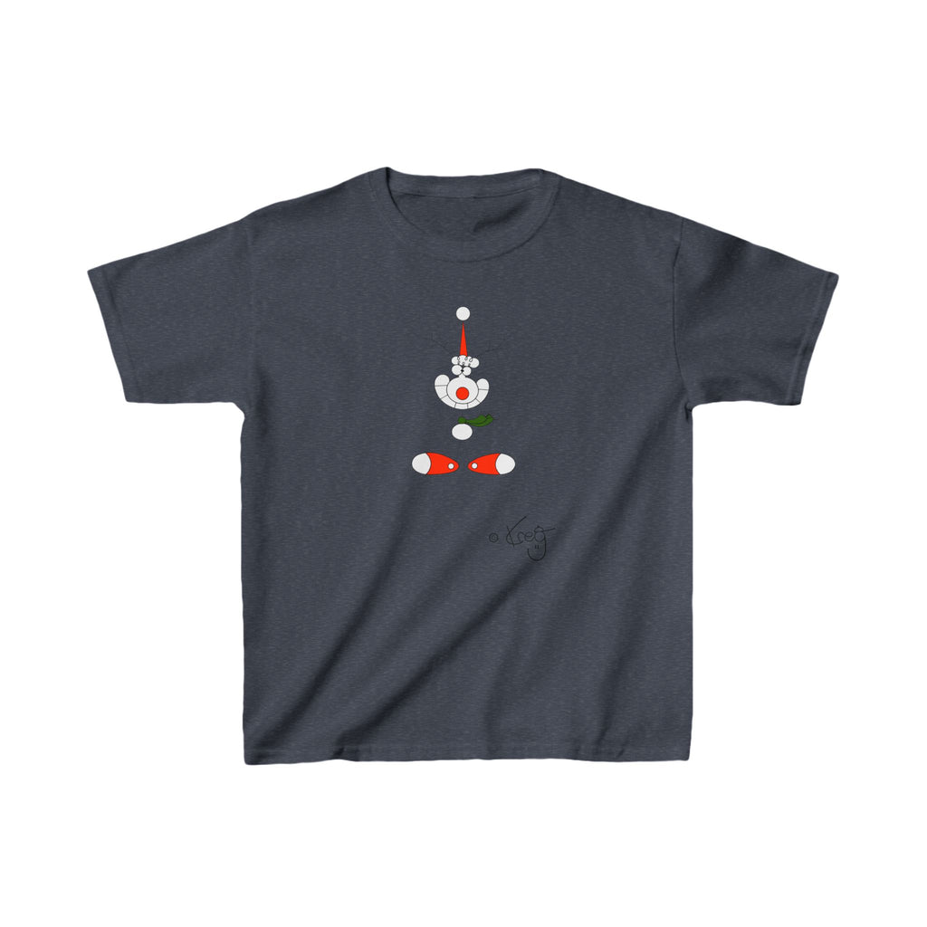 SMILE REINDEER,Kids Heavy Cotton™ Tee