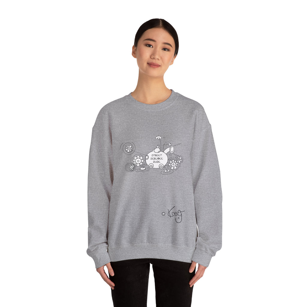 STREET SCRUBEE DUDE,Unisex Heavy Blend™ Crewneck Sweatshirt