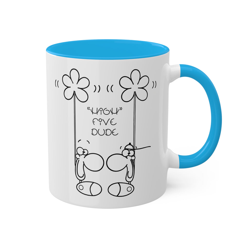 HIGH FIVE Colorful Mugs, 11oz