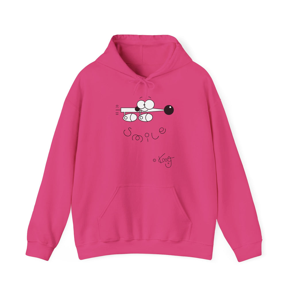 SMILE WIENER DOG,Unisex Heavy Blend™ Hooded Sweatshirt