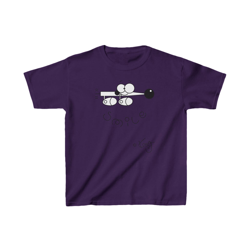 SMILE WIENER DOG,Kids Heavy Cotton™ Tee