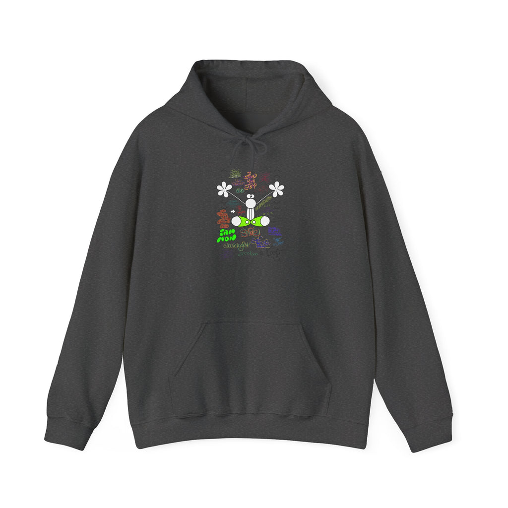JOY GRAFFITI,Unisex Heavy Blend™ Hooded Sweatshirt