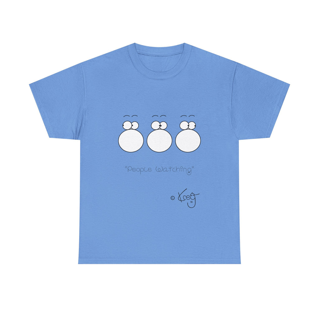 PEOPLE WATCHING,Unisex Heavy Cotton Tee