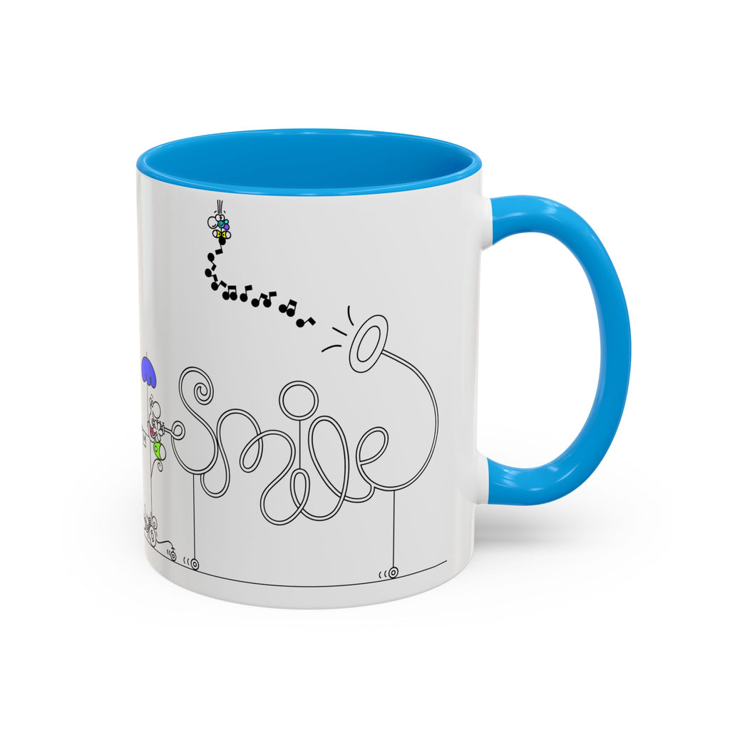 SMILE DUDE INSTRUMENT ON WHEELS,Colorful Mugs (11oz, 15oz)