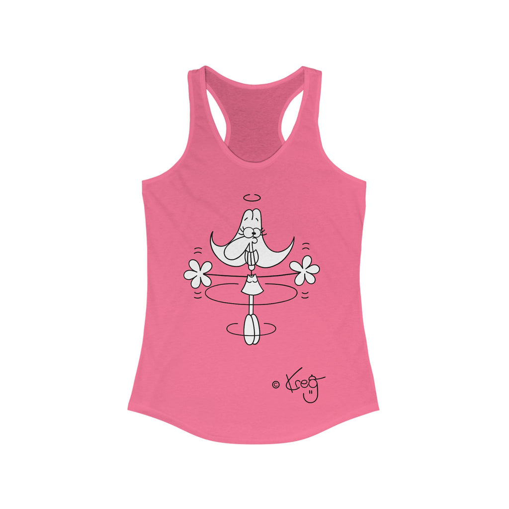 HAPPY DANCER,Women's Ideal Racerback Tank