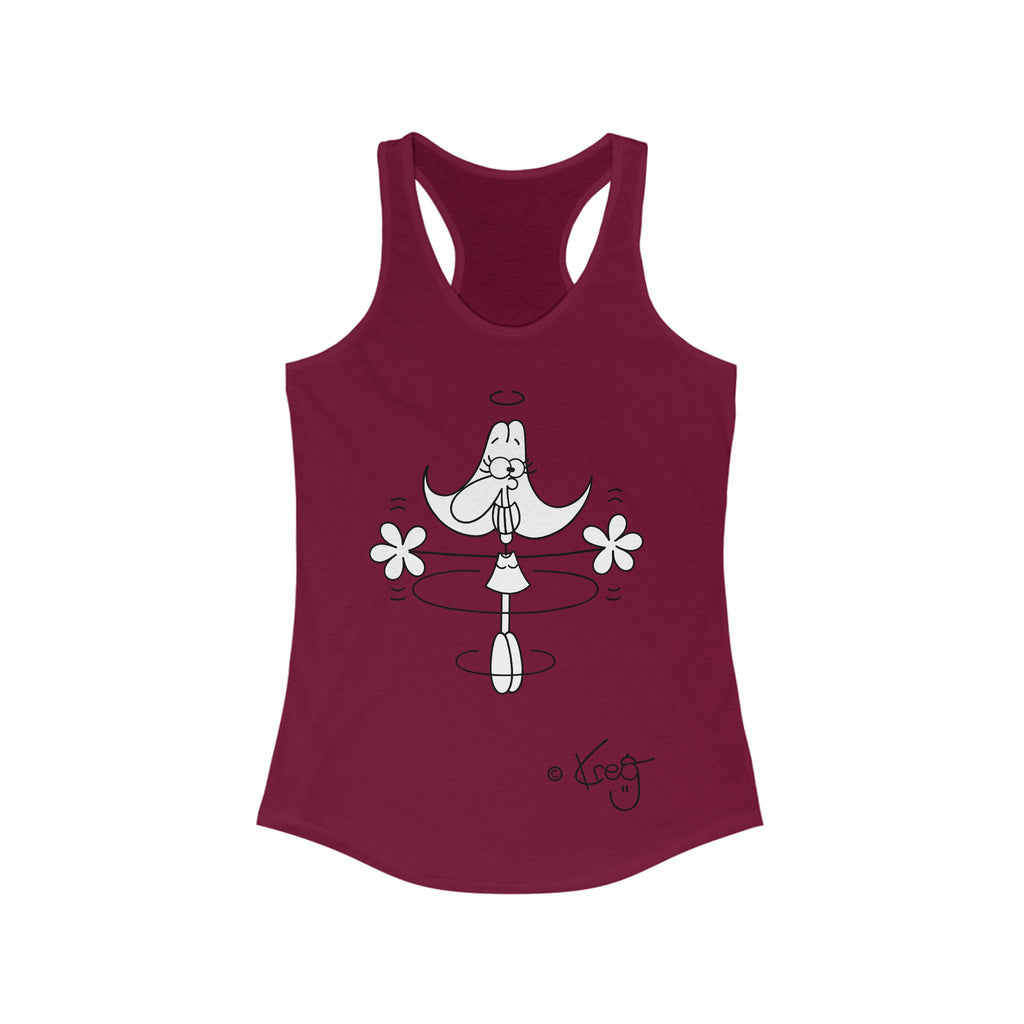 HAPPY DANCER,Women's Ideal Racerback Tank