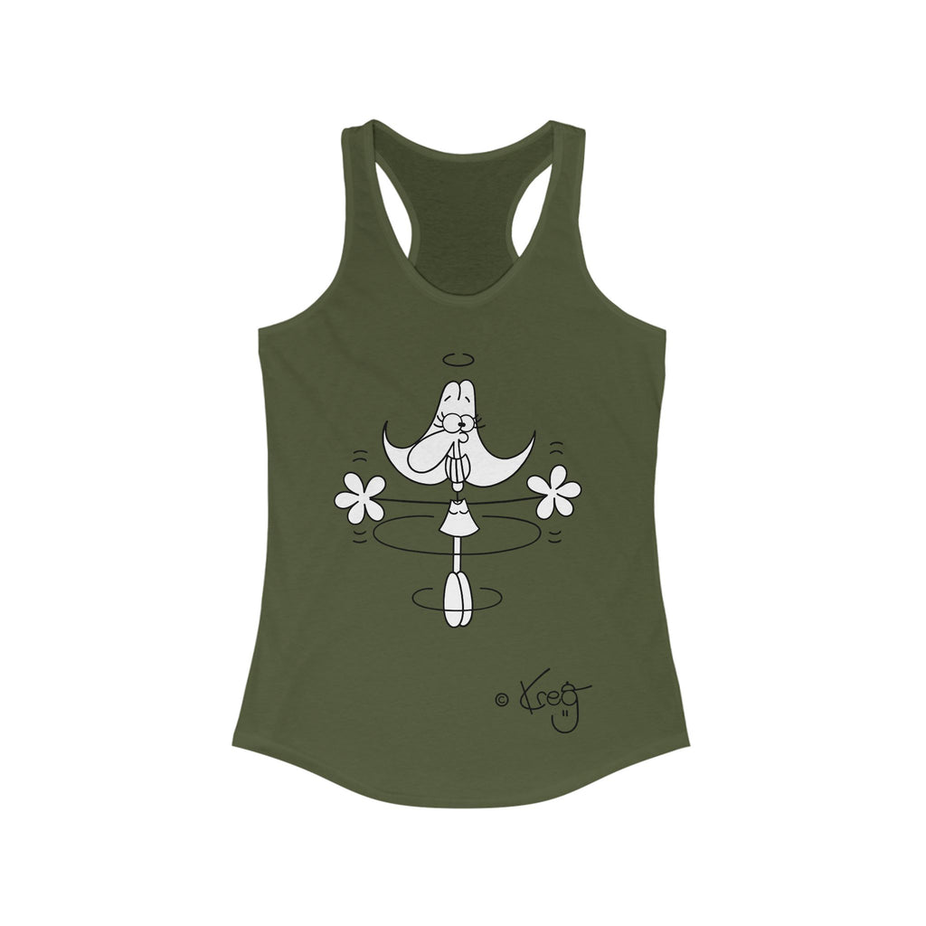 HAPPY DANCER,Women's Ideal Racerback Tank